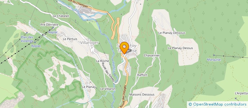 localisation de l'entreprise FIETAL  SAINTE-FOY-TARENTAISE