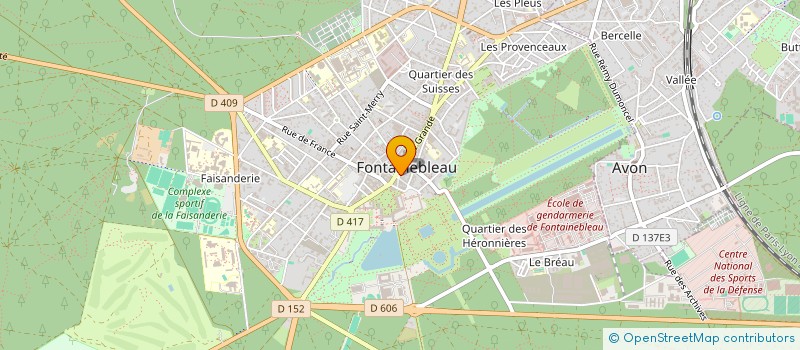localisation de l'entreprise FIEULAINE-LARDET à FONTAINEBLEAU