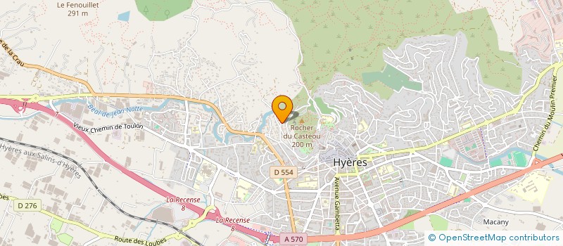 localisation de l'entreprise FIEUX-DUMEZ à HYERES