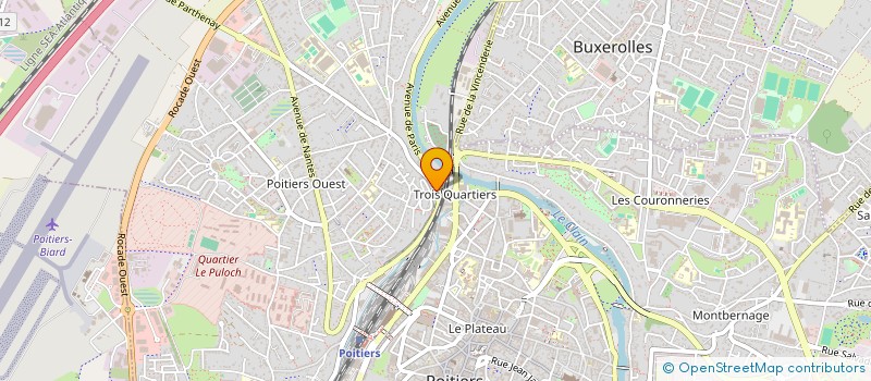 localisation de l'entreprise FIEVEZ DEMAJEAN  POITIERS