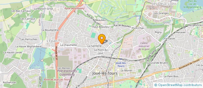 localisation de l'entreprise FIEVRE à JOUE-LES-TOURS