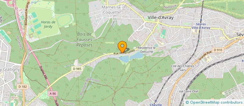 localisation de l'entreprise FIF  VILLE-D'AVRAY