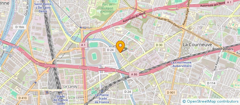 localisation de l'entreprise FIFA ALLO DECOR  SAINT-DENIS