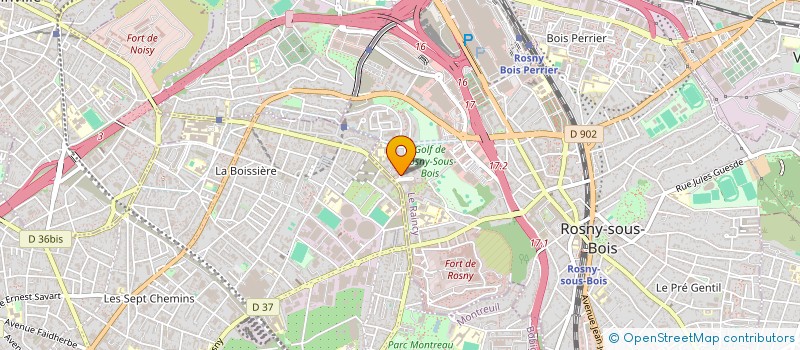 localisation de l'entreprise FIFA FIBRE à ROSNY-SOUS-BOIS