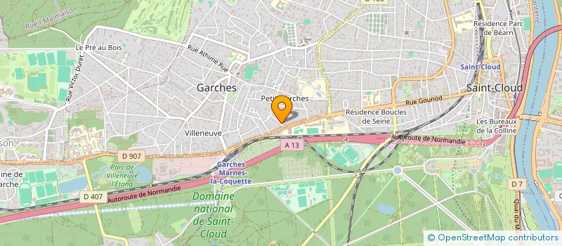 localisation de l'entreprise FIFADEP à GARCHES