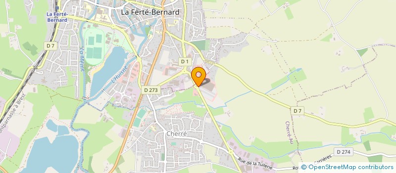 localisation de l'entreprise FIFERDIS à CHERRE-AU