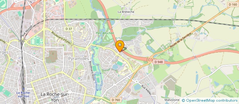 localisation de l'entreprise FIFF - FONDS INDEPENDANT DE FINANCEMENT FUNERAIRE à LA ROCHE-SUR-YON