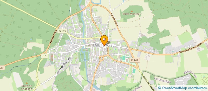 localisation de l'entreprise FIFI BRIN D'ARGENT  MILLY-LA-FORET