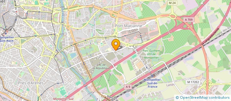 localisation de l'entreprise FIFI DUCK HOLDING à MONTPELLIER