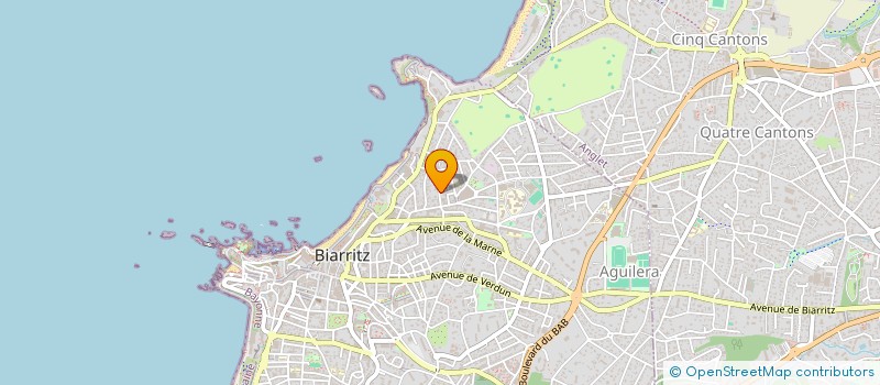 localisation de l'entreprise FIFI & LOULOU 92 à BIARRITZ