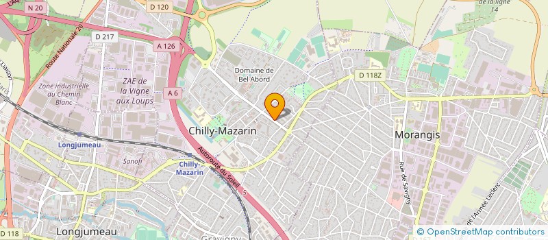 localisation de l'entreprise FIFI TRESSE à CHILLY-MAZARIN