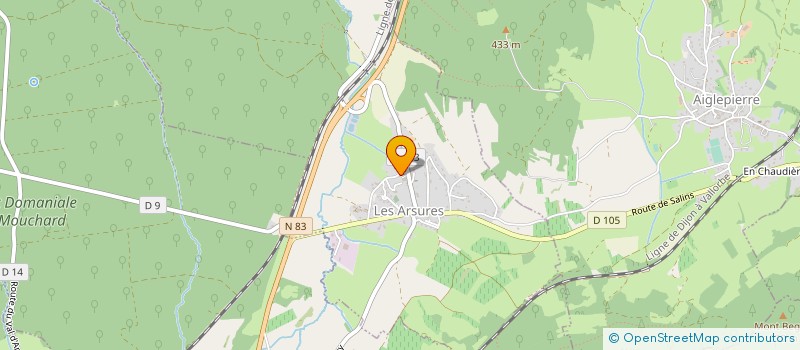 localisation de l'entreprise FIFIMMO  LES ARSURES