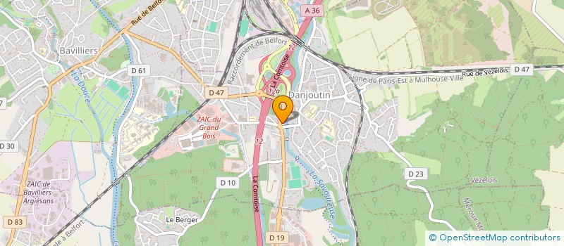 localisation de l'entreprise FIFLO à DANJOUTIN