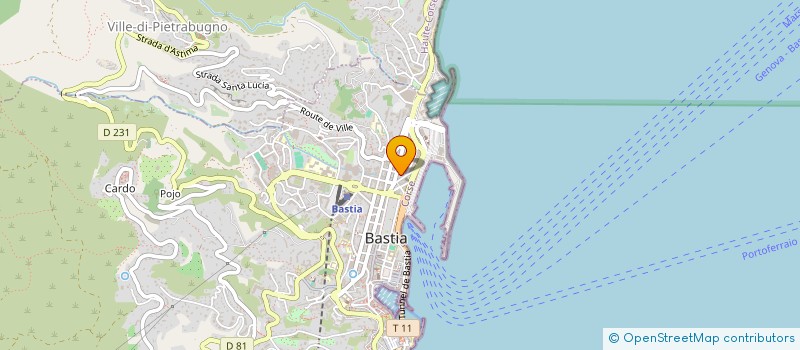 localisation de l'entreprise FIFM FIDUCIAIRE ILE DE FRANCE MEDITERRANEE à BASTIA