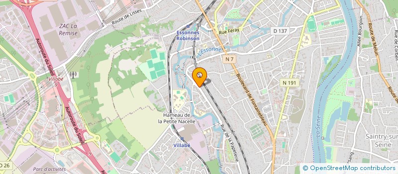 localisation de l'entreprise FIFOOW FIRST à CORBEIL-ESSONNES