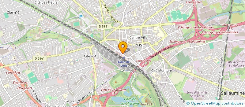 localisation de l'entreprise FIFRA  LENS