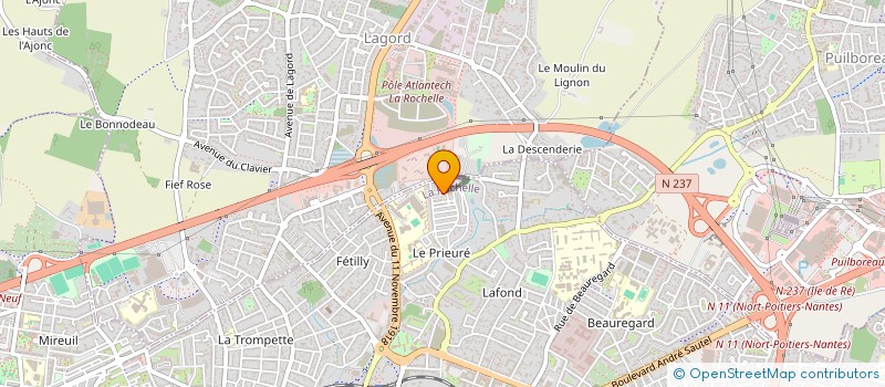 localisation de l'entreprise FIFRES ET TAMBOURS D AUNIS SAINTONGE  LA ROCHELLE