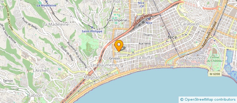 localisation de l'entreprise FIFTEEN GROUP  NICE