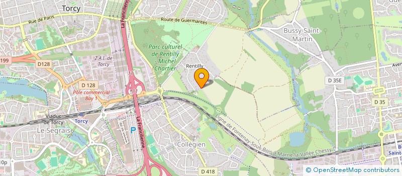 localisation de l'entreprise FIFTIES  BUSSY-SAINT-MARTIN