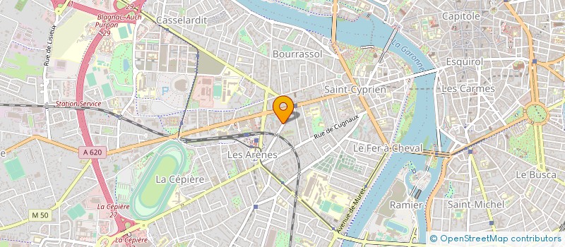 localisation de l'entreprise FIFTIES INC à TOULOUSE