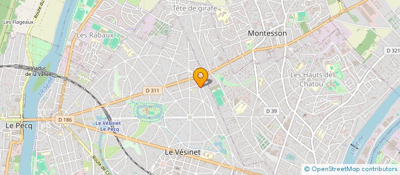 localisation de l'entreprise FIFTY  LE VESINET