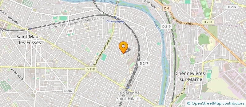 localisation de l'entreprise FIFTY-FIFTY à SAINT-MAUR-DES-FOSSES