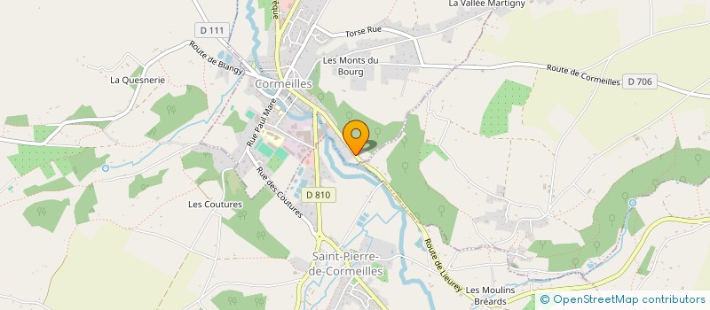 localisation de l'entreprise FIFTY FIFTY HOME SIDE  CORMEILLES