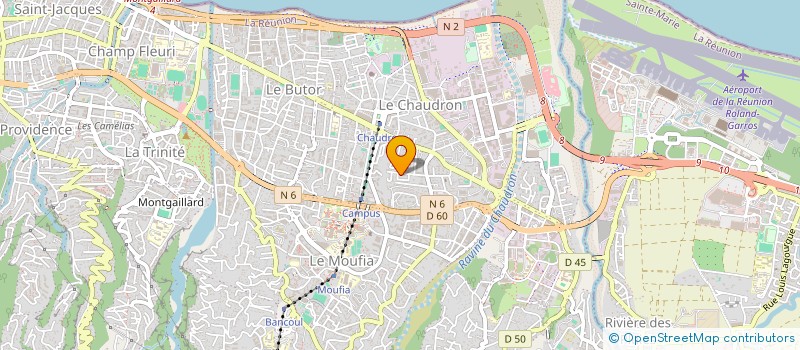 localisation de l'entreprise FIFTY POURCENT à SAINT-DENIS