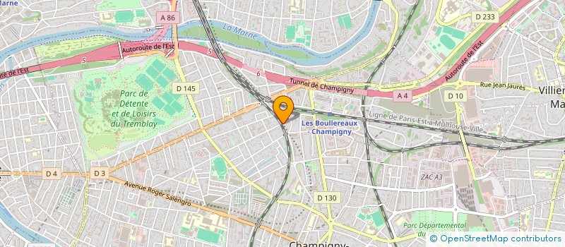 localisation de l'entreprise FIFTY PRODUCTIONS à CHAMPIGNY-SUR-MARNE