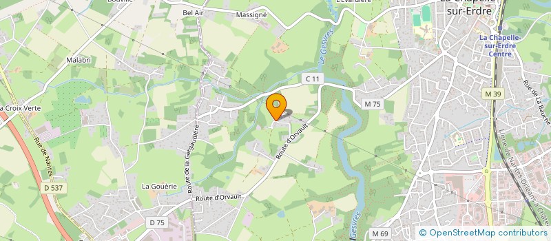 localisation de l'entreprise FIG'HAURAIX à LA CHAPELLE-SUR-ERDRE