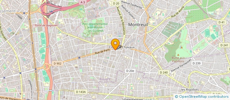 localisation de l'entreprise FIGAMOD à MONTREUIL