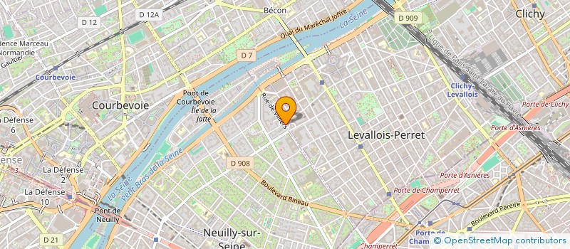 localisation de l'entreprise FIGARA à LEVALLOIS-PERRET