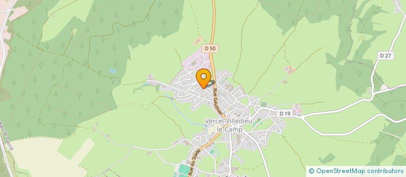 localisation de l'entreprise FIGARD à VERCEL-VILLEDIEU-LE-CAMP