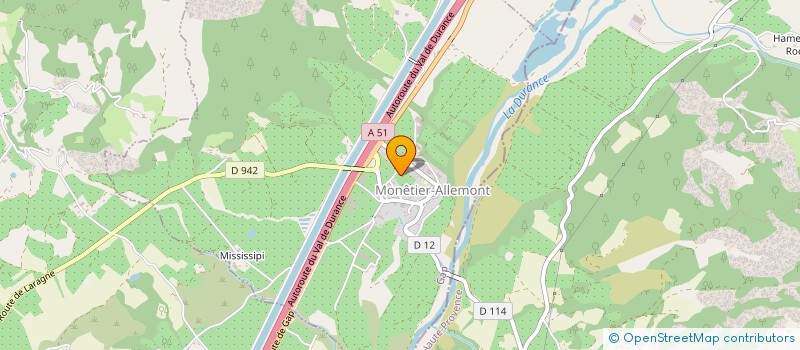 localisation de l'entreprise FIGARELLA ET FILS  MONETIER-ALLEMONT