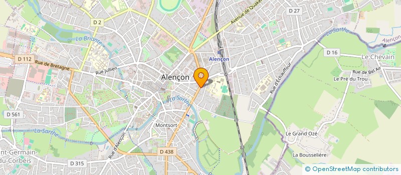 localisation de l'entreprise FIGARO à ALENCON