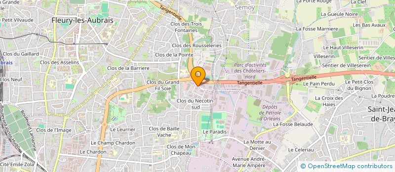 localisation de l'entreprise FIGARO à ORLEANS