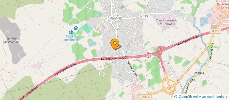 localisation de l'entreprise FIGARO  POUSSAN