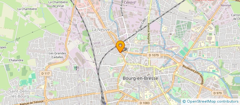 localisation de l'entreprise FIGAVE à BOURG-EN-BRESSE