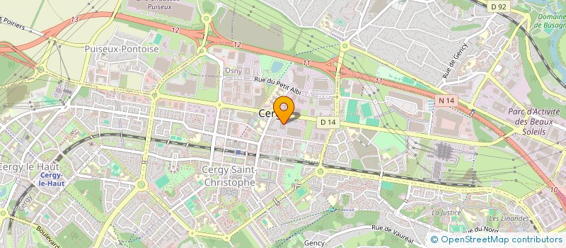 localisation de l'entreprise FIGCO FRANCE  CERGY