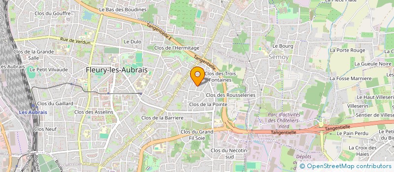 localisation de l'entreprise FIGE AND CHIPS à ORLEANS