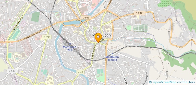 localisation de l'entreprise FIGECOM à MONTLUCON