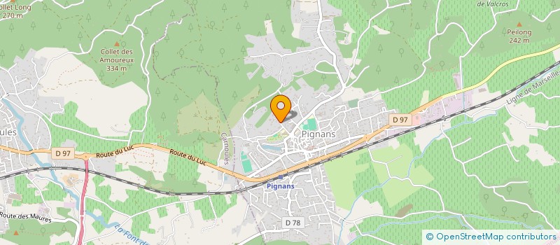 localisation de l'entreprise FIGHIERA FINANCES  PIGNANS