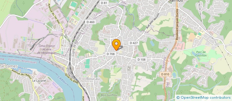 localisation de l'entreprise FIGHT 64  BOUCAU