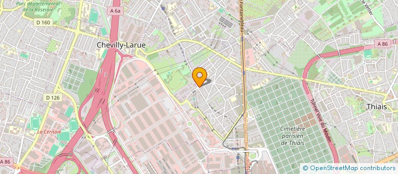 localisation de l'entreprise FIGHT CLUB CHEVILLY  CHEVILLY-LARUE