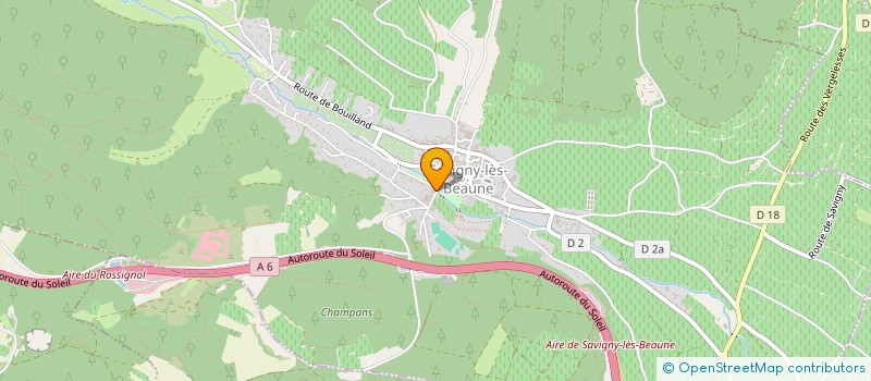 localisation de l'entreprise FIGHT & FITNESS CLUB 21   SAVIGNY-LES-BEAUNE