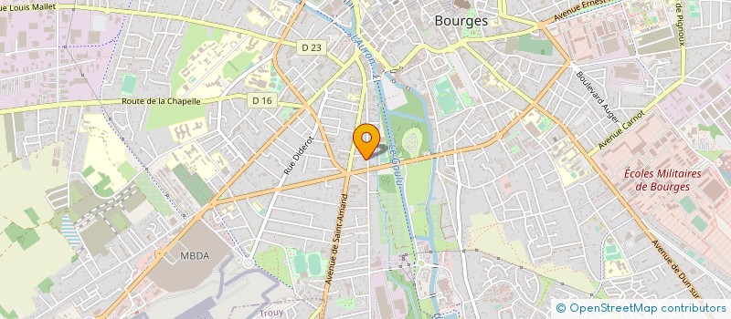 localisation de l'entreprise FIGHT ORIGINS  BOURGES