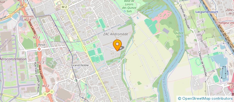 localisation de l'entreprise FIGHT SCHOOL 360 à BLAGNAC