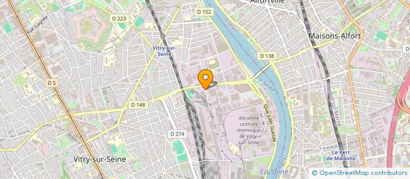 localisation de l'entreprise FIGHT SPORT MANAGEMENT  VITRY-SUR-SEINE