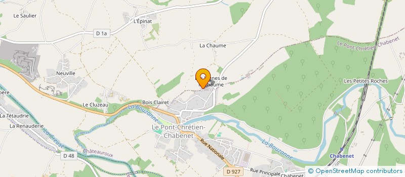 localisation de l'entreprise FIGHTCLUB ARGENTON à CHASSENEUIL