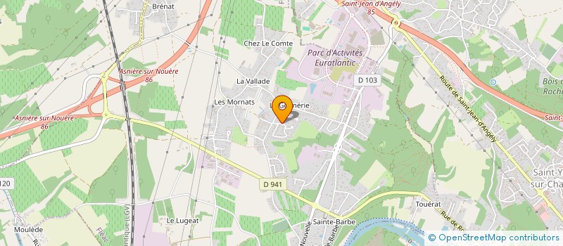 localisation de l'entreprise FIGHTCORE KICKBOXING à FLEAC